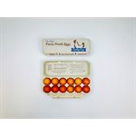 CARTON-ZELLWIN 12 CELL SOLID TOP (BLUE / BROWN)