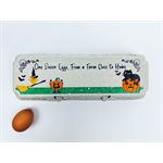 12-Egg Cartons Halloween Design